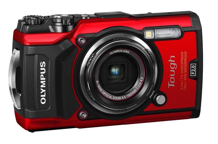 Olympus Stylus Tough TG-5 rood