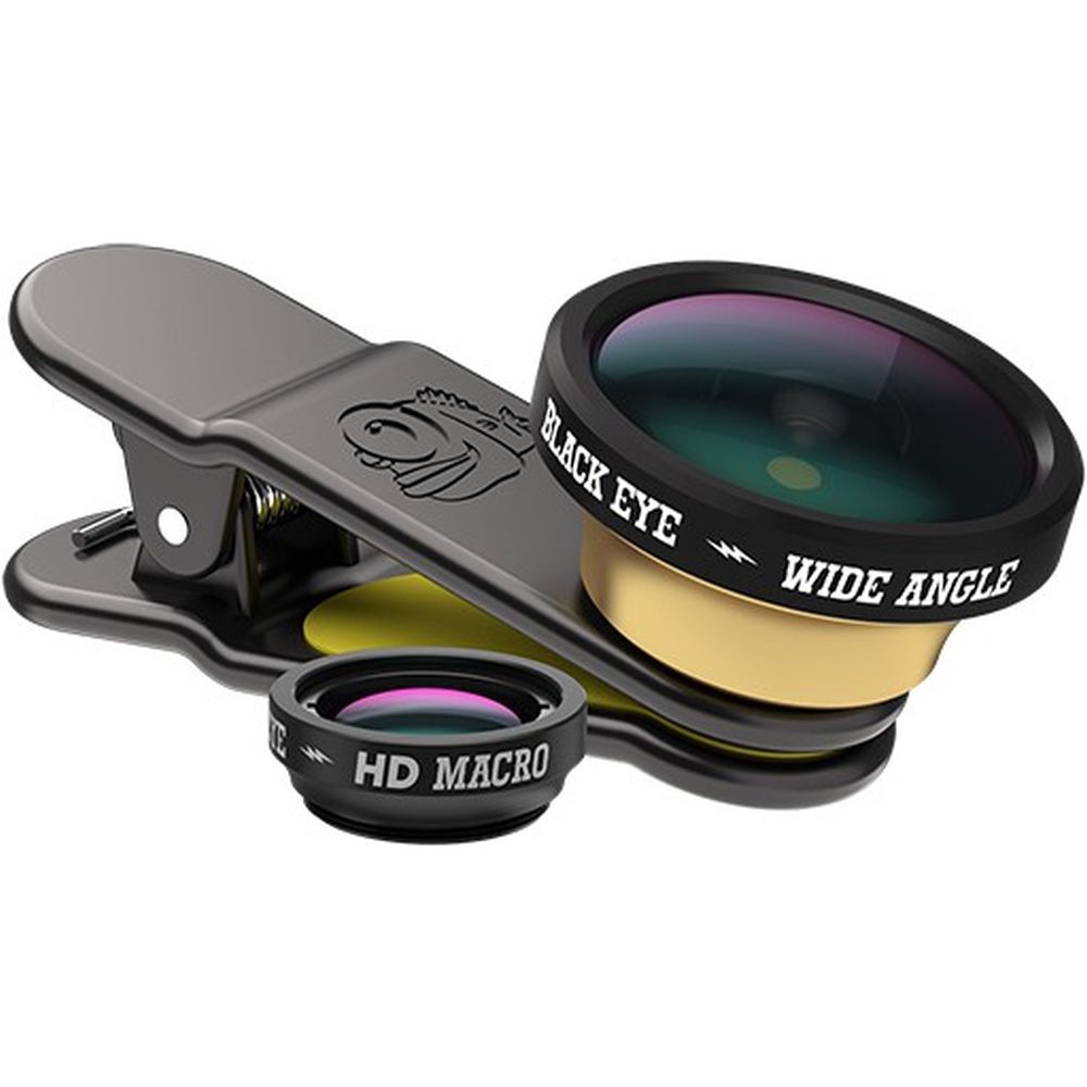 Black Eye HD Combo met Wide Angle en Macro Lens voor Smartphone