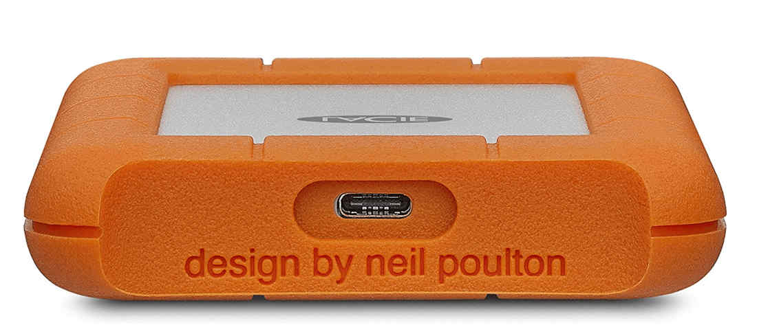 LaCie Rugged Secure 2TB USB-C 5Gb/s