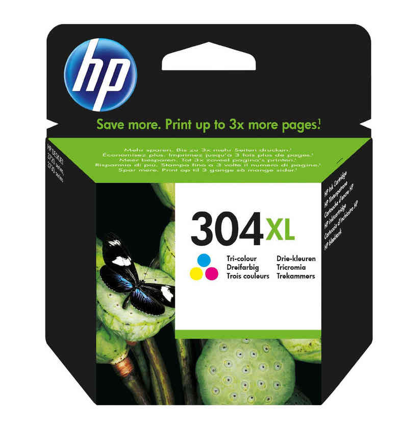 HP 304XL Tricolour Ink Cartridge