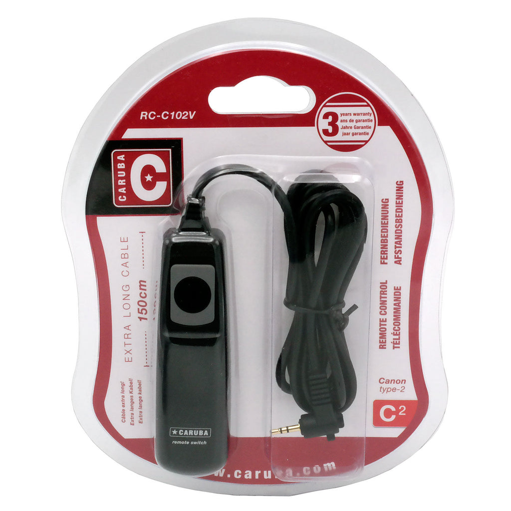 Caruba Remote Control Canon Type 2 1.5m (Canon RS 60E3/Pentax CS 205)