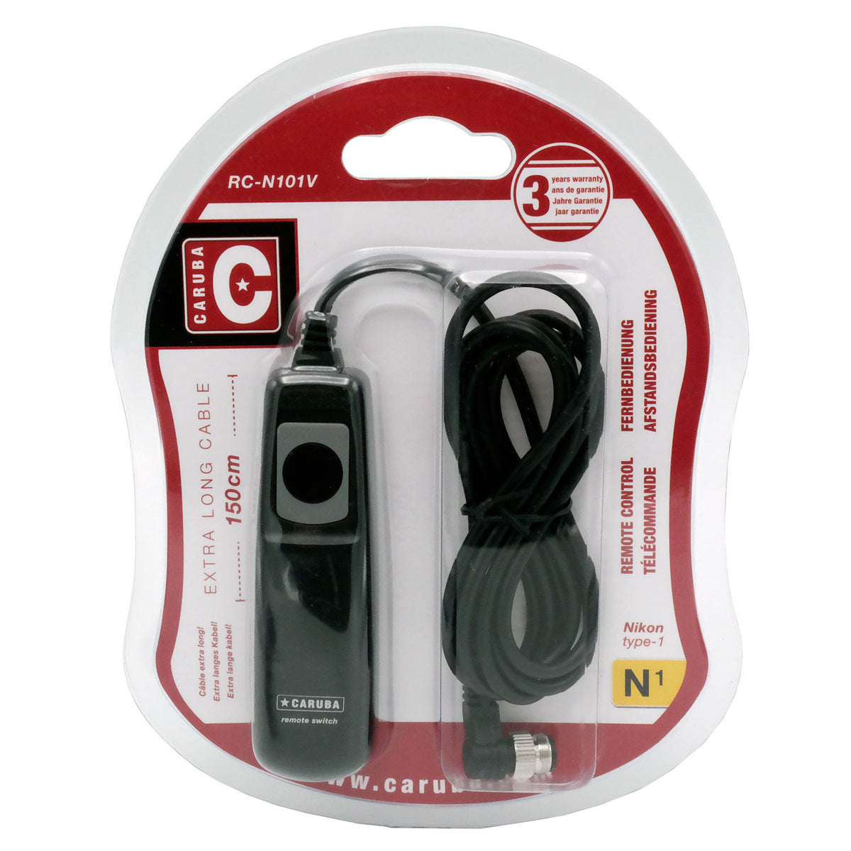 Caruba Remote Control Type 1 Nikon 1.5m (Nikon MC-30 DC0)