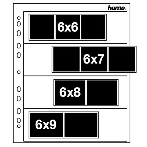 Hama Negative Sheets Perg.60/70Mm 4X (100 pieces)