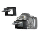 LCD lens hood with universal 2,5" loep