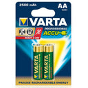 Varta 2x AA 2500mAh R2U Rechargeable Batterys