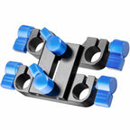 Walimex 19441 Pro 15mm Double Clamp Block for Video Rig