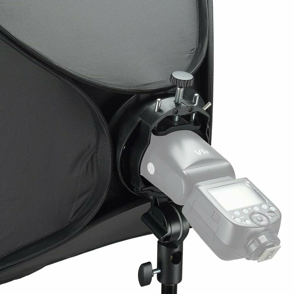 Godox S2 type Bracket Bowens + Softbox 60x60cm + Grid