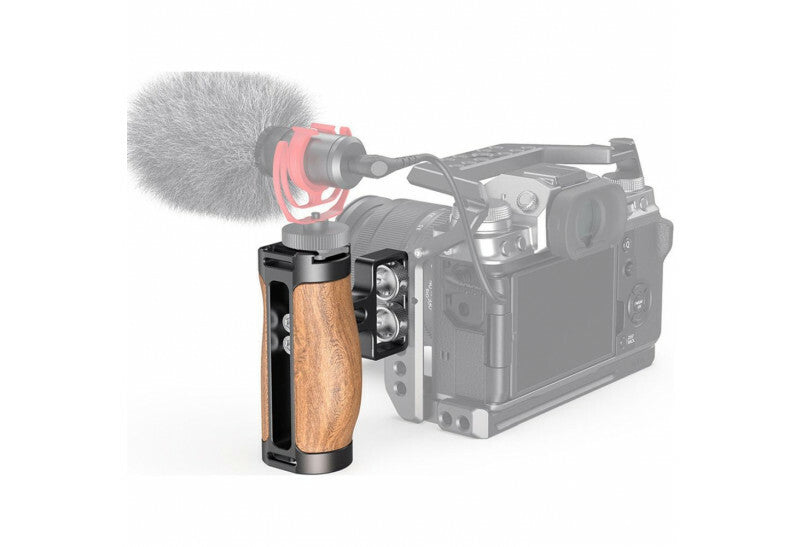 SmallRig 2913 Wooden Mini Side Handle (1/4”-20 Screws)