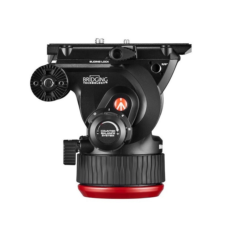 Manfrotto MVK504XTWINGA 504X Video head + aluminium Twin Leg GS tripod kit