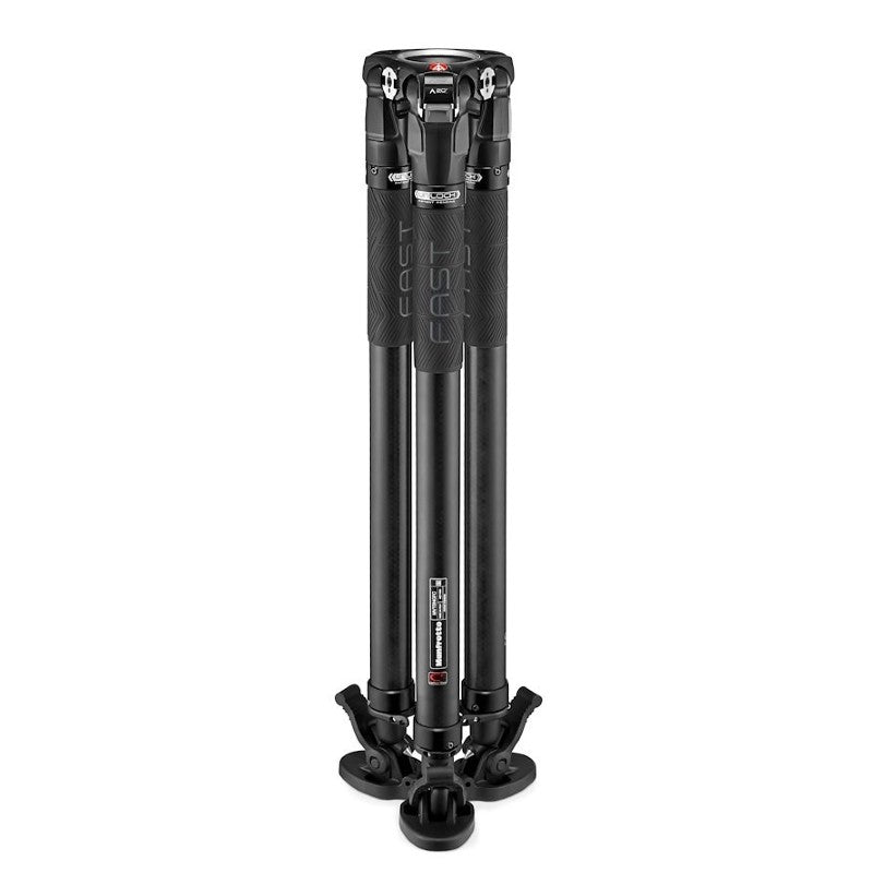 Manfrotto MVK504XTWINGA 504X Video head + aluminium Twin Leg GS tripod kit