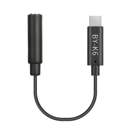 Boya BY-K6 3.5mm TRS audio adapter for DJI OSMO Pocket