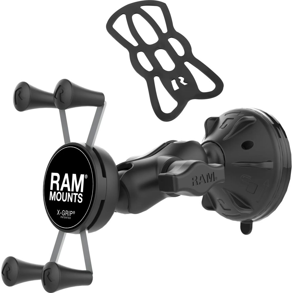 Ram Mounts Unpd W Short Arm Suction X-Grip