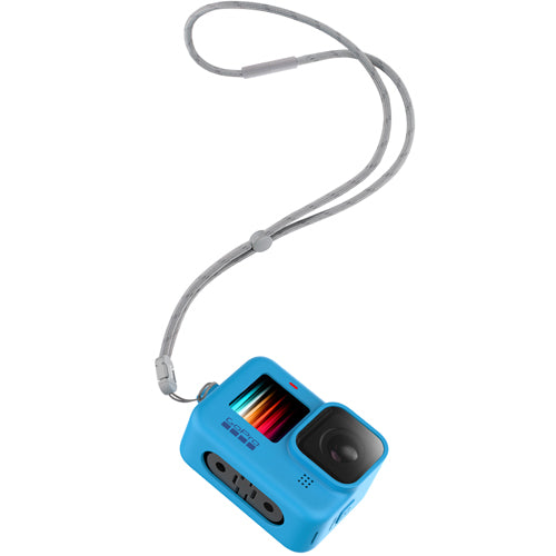 Funda GoPro + Cordón Azul para HERO9 Negra