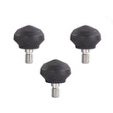 Leofoto 19mm replacement rubber tripod feet 3x