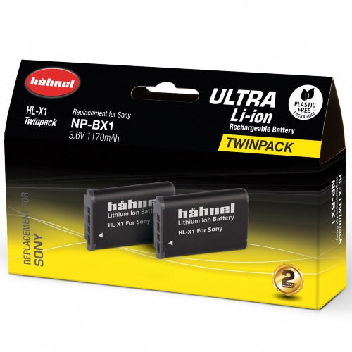 Hähnel HL-X1 Ultra - Sony NP-BX1 Twin Pack