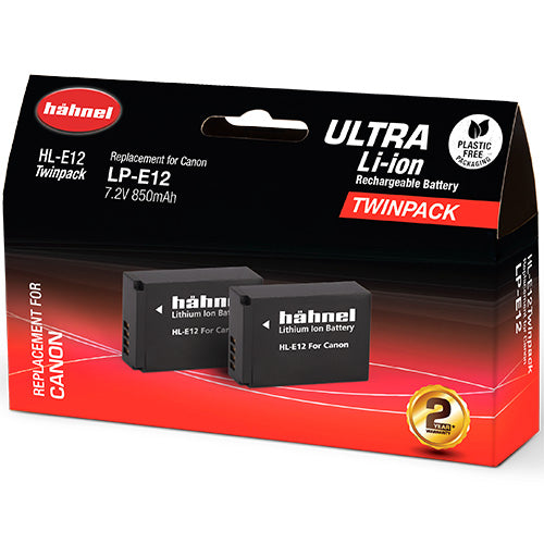 Hähnel HL-E12 Ultra - Canon LP-E12 Twin Pack