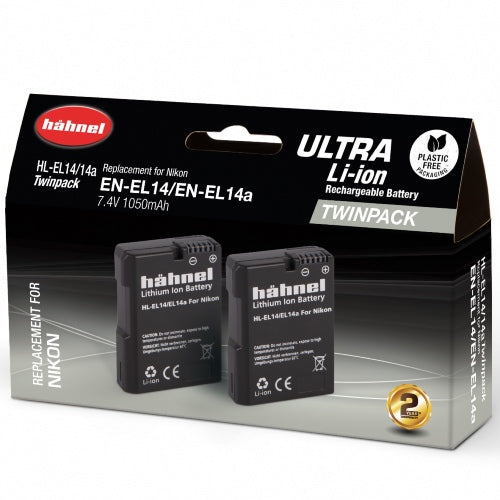 Hähnel EL14/EL14a Ultra - Nikon EN-EL14/EL14a Twin Pack