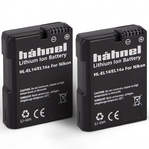 Hähnel EL14/EL14a Ultra - Nikon EN-EL14/EL14a Twin Pack