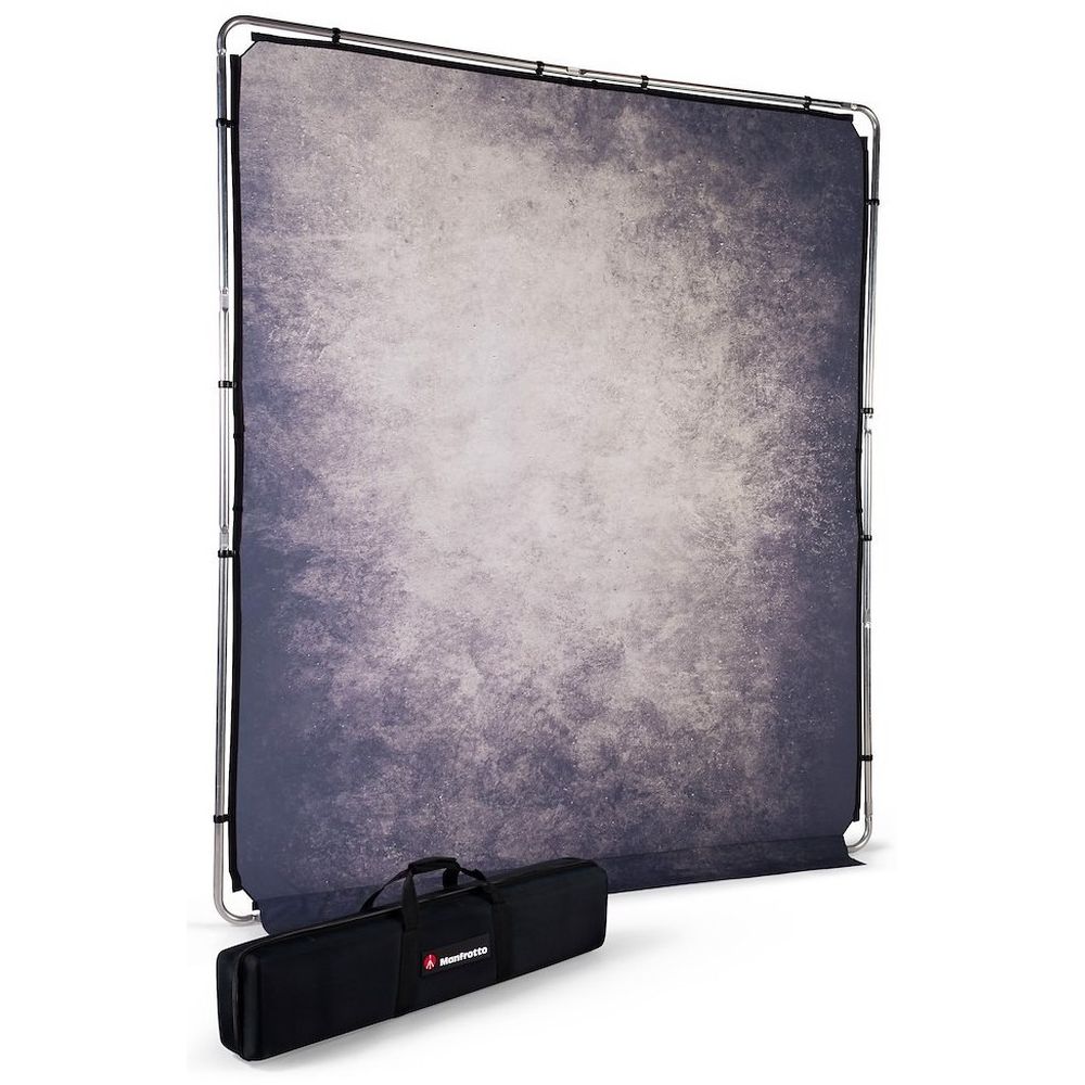 Manfrotto EzyFrame vintage backdrop 2x2.3m smoke