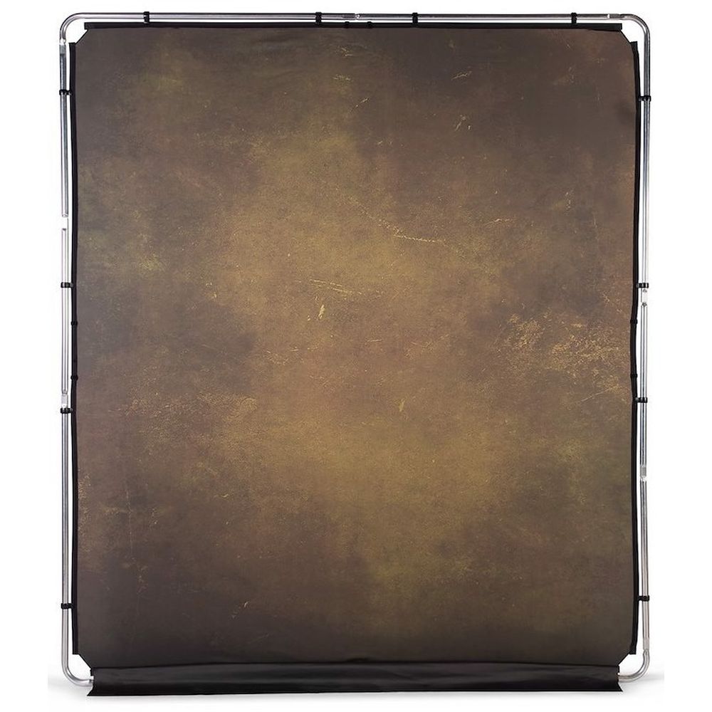 Manfrotto EzyFrame vintage backdrop 2x2.3m olive
