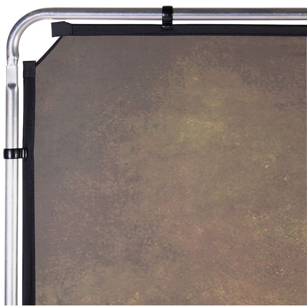 Manfrotto EzyFrame vintage backdrop 2x2.3m olive