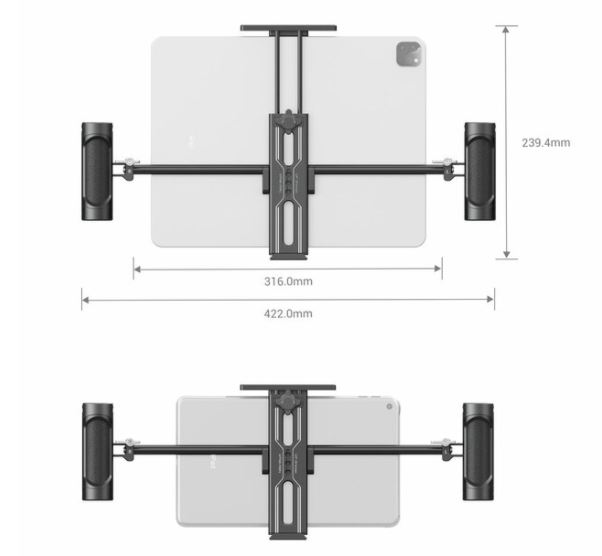 SmallRig Tablet Mount with Dual Handgrip for iPad 2929