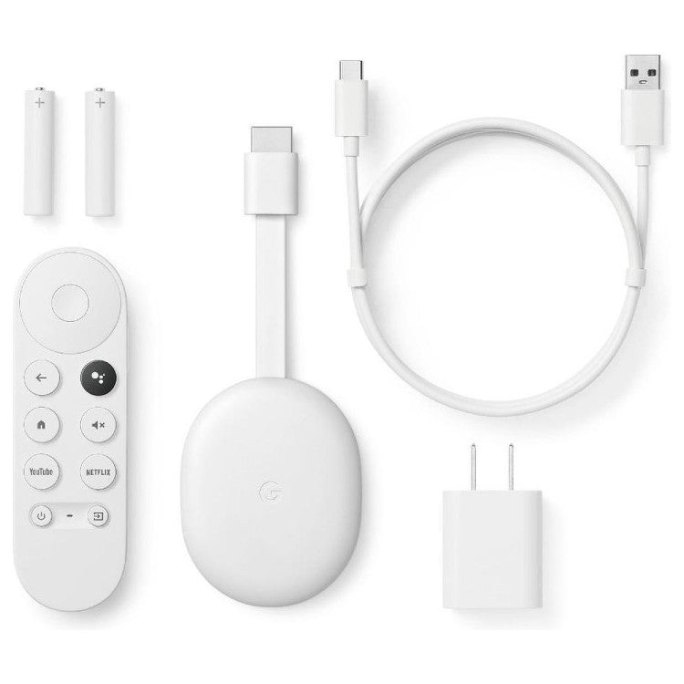 Google Chromecast White 4K with Google TV