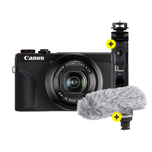 Canon PowerShot G7X Mark III Kit para redes sociales Negro