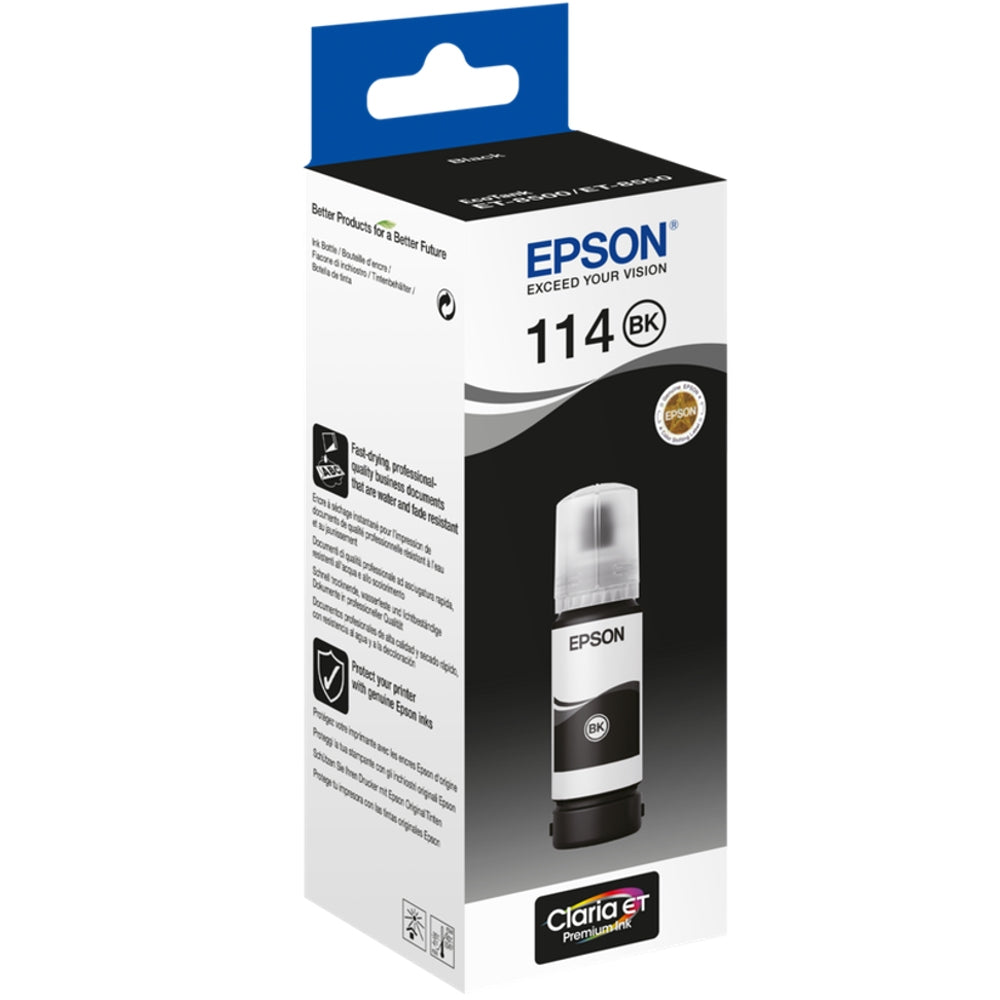 Epson 114 EcoTank Pigment Black Ink Bottle