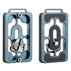 Leofoto NP-65T Azul titanium Placa QR