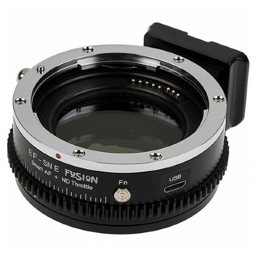 Fotodiox Fusion Cine ND Throttle Adaptador de objetivo AF inteligente EF = SE Montura V2