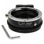 Fotodiox Fusion Cine ND Throttle Adaptador de objetivo AF inteligente EF = SE Montura V2