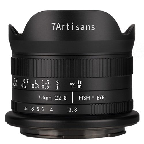 7artisans 7,5mm f/2.8 mark ii Nikon (montura Z) Negro
