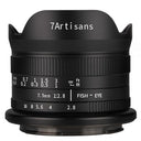 7artisans 7,5mm f/2.8 mark ii Nikon (montura Z) Negro