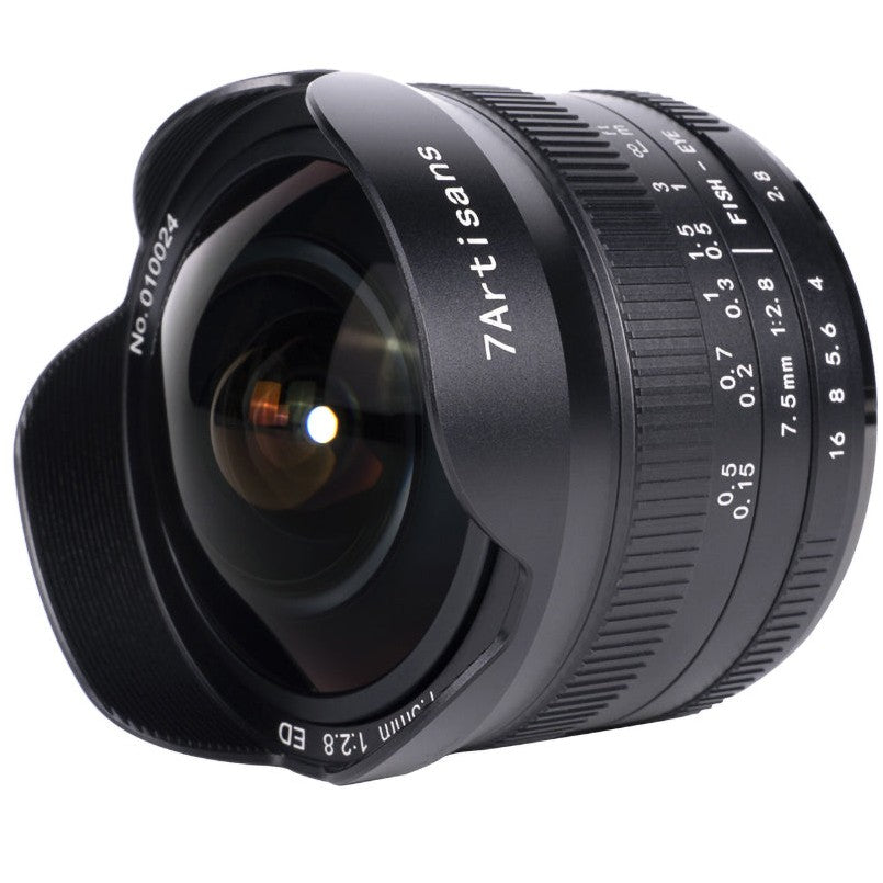 7artisans 7,5mm f/2.8 mark ii Nikon (montura Z) Negro