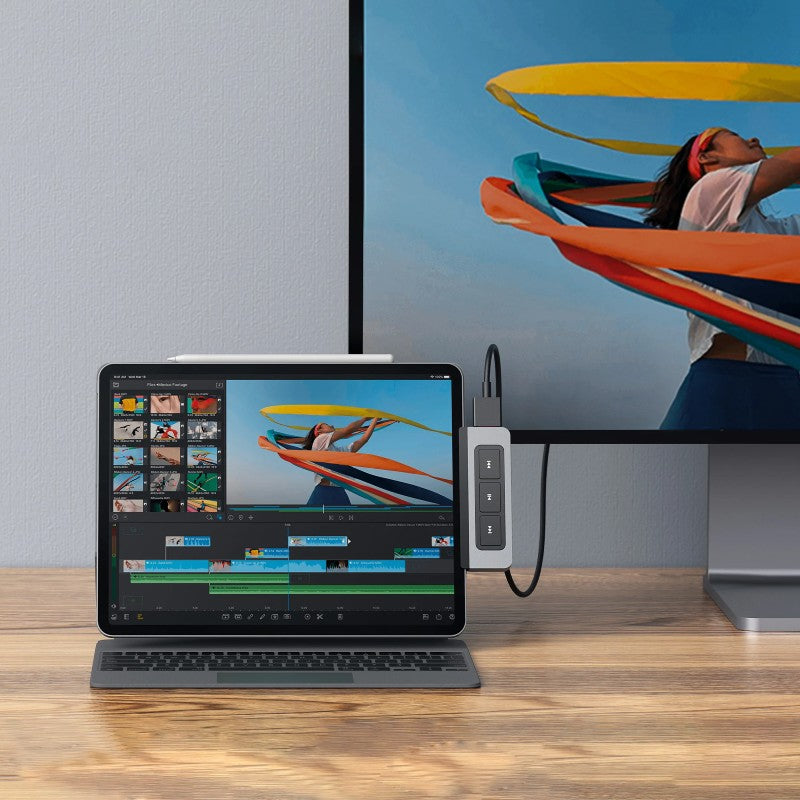 Hyper HyperDrive Media Hub USB-C 6 en 1 para iPad Pro/Air