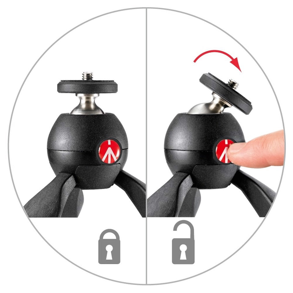 Manfrotto Pixi Mini Trípode Negro