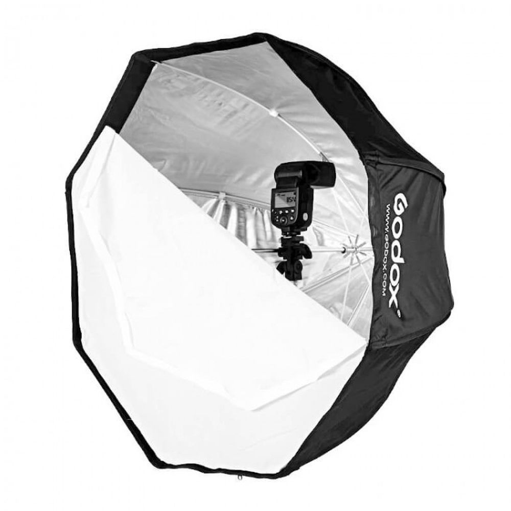 Godox Softbox con conexión paraguas octa 80cm