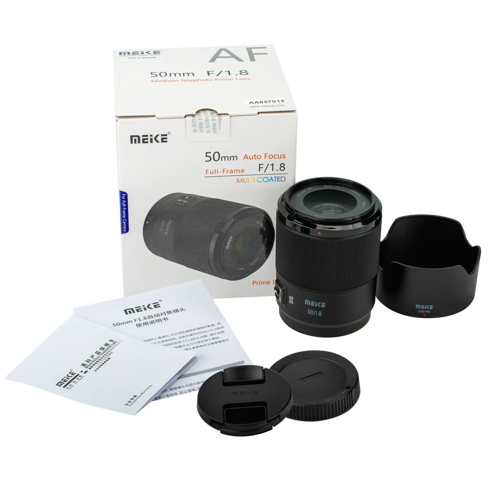 Meike 50mm F1.8 full frame AF L-montura objetivo
