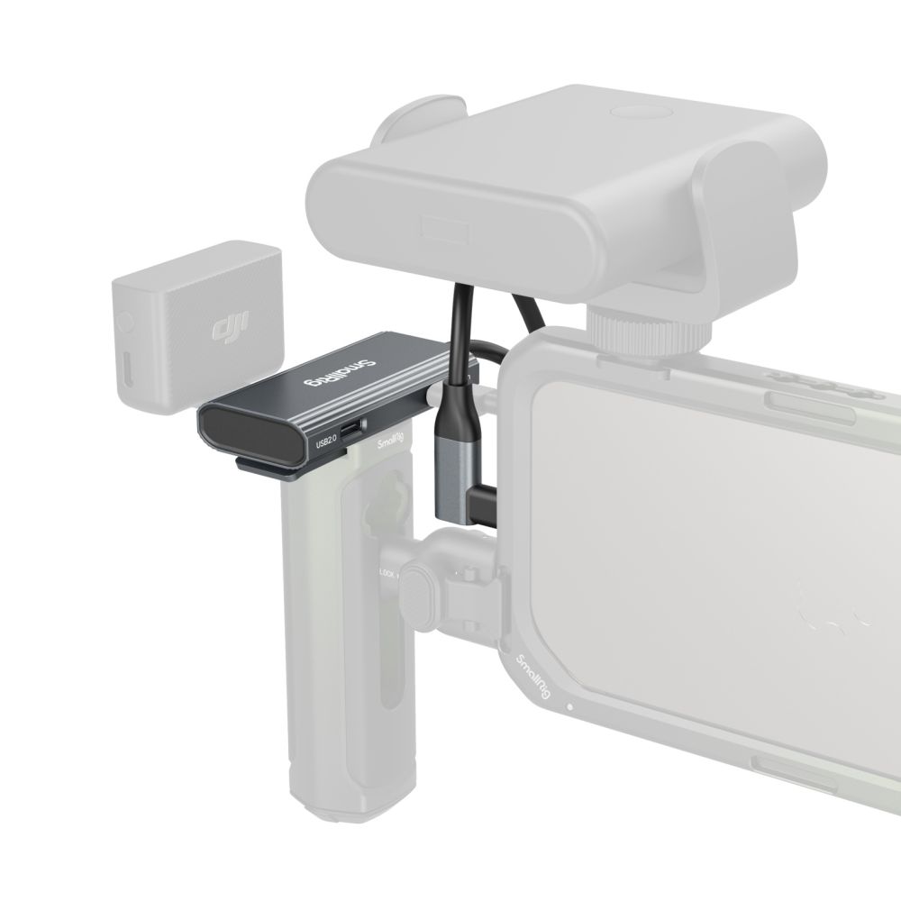 Small Rig Hub SmallRig 4 en 1 USB-C Hub PD 100W / USB-C 3.1 / USB-C 2.0 con adaptado