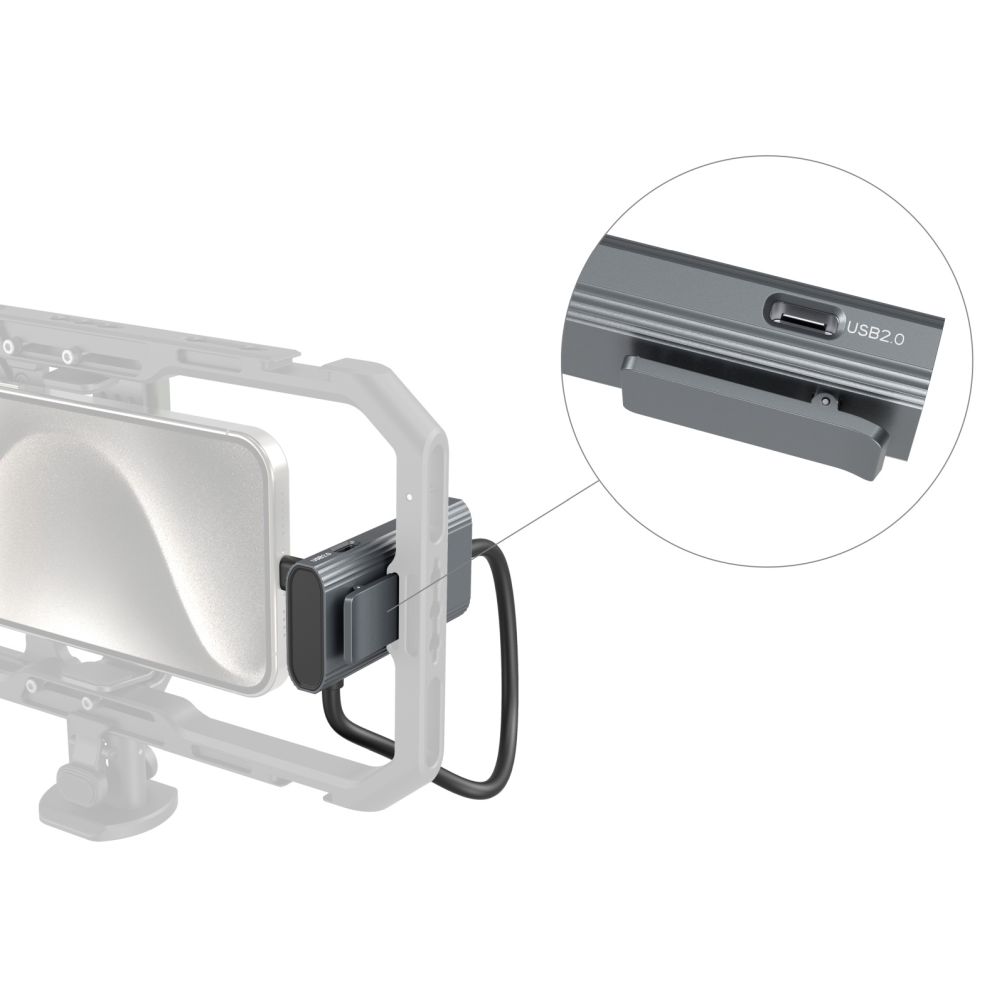 SmallRig 4 en 1 USB-C Hub PD 100W / USB-C 3.1 / USB-C 2.0 con adaptado
