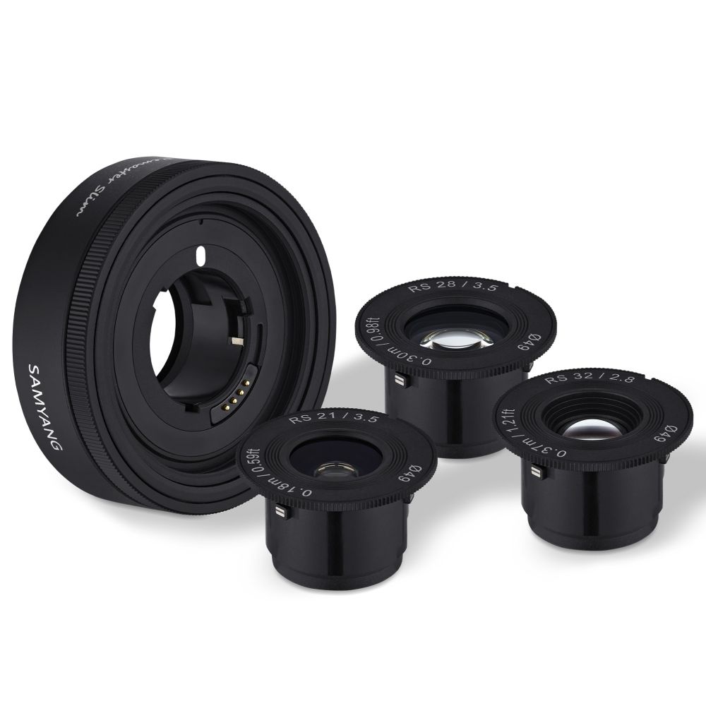 Juego de lentes Samyang Remastered Prime: 21mm, 28mm y 32mm para Sony FE