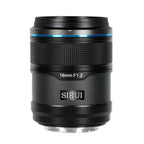 Sirui Sniper 16mm F1.2 APS-C/S35 Auto-Focus Objetivo (E Montura, Negro, Carbon Fiber)