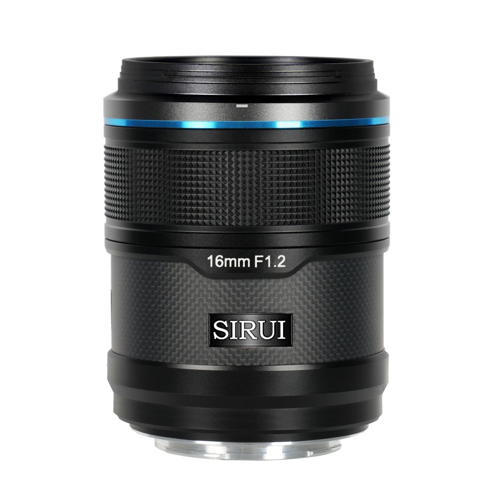 Sirui Sniper 16mm F1.2 APS-C/S35 Auto-Focus Objetivo (E Montura, Negro, Carbon Fiber)