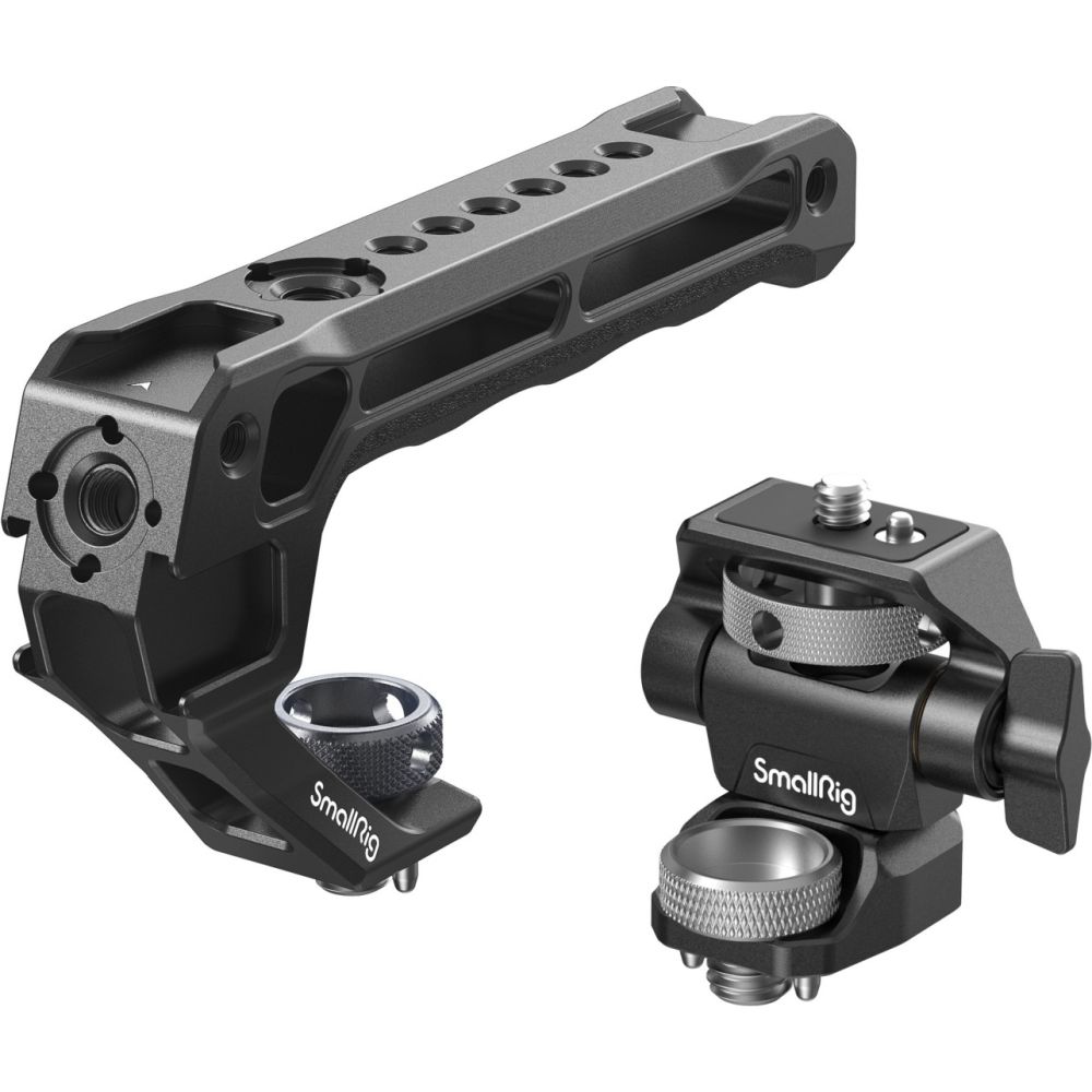 SmallRig 5323 Asa superior con kit de soporte para monitor (Compatible con tornillo ARRI de 3/8"-16)