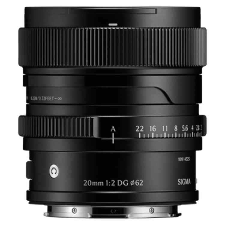 SIGMA 20mm f/2 DG Contemporáneo montura L - Negro