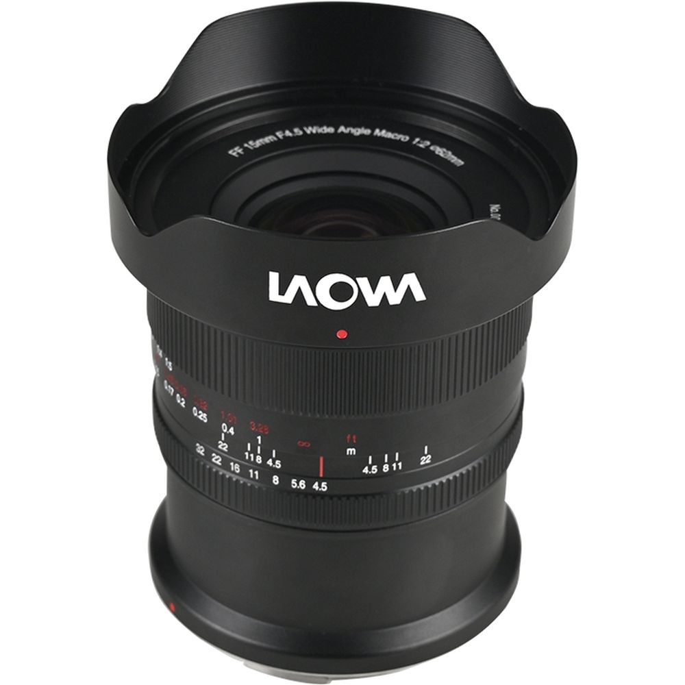 Laowa 15mm f/4,5 0,5x Gran Angular Macro para Canon RF