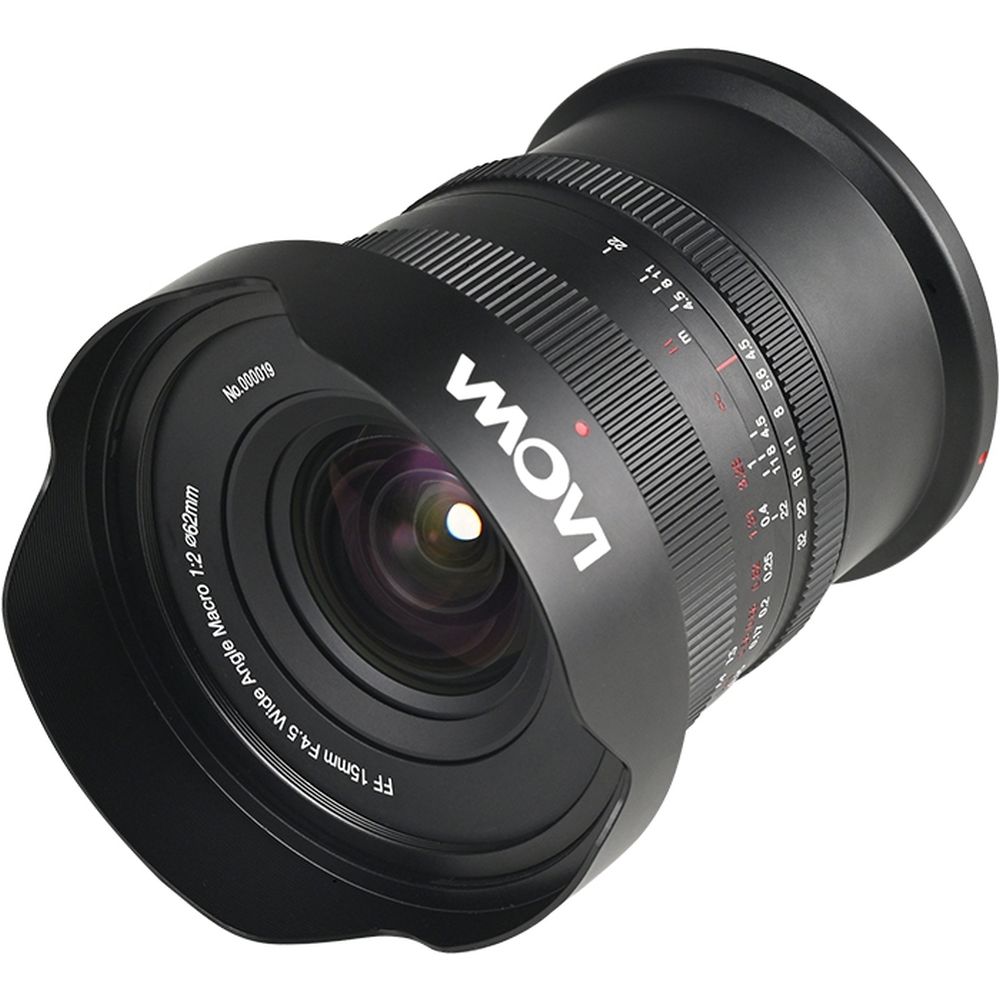 Laowa 15mm f/4,5 0,5x Gran Angular Macro para Canon RF