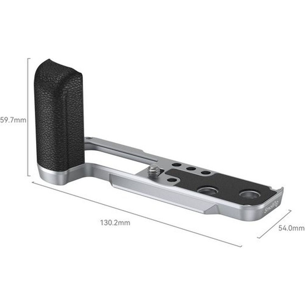 SmallRig 4555B L-Shape Mount Plate with Handle for FUJIFILM X100VI / X100V (Silver)