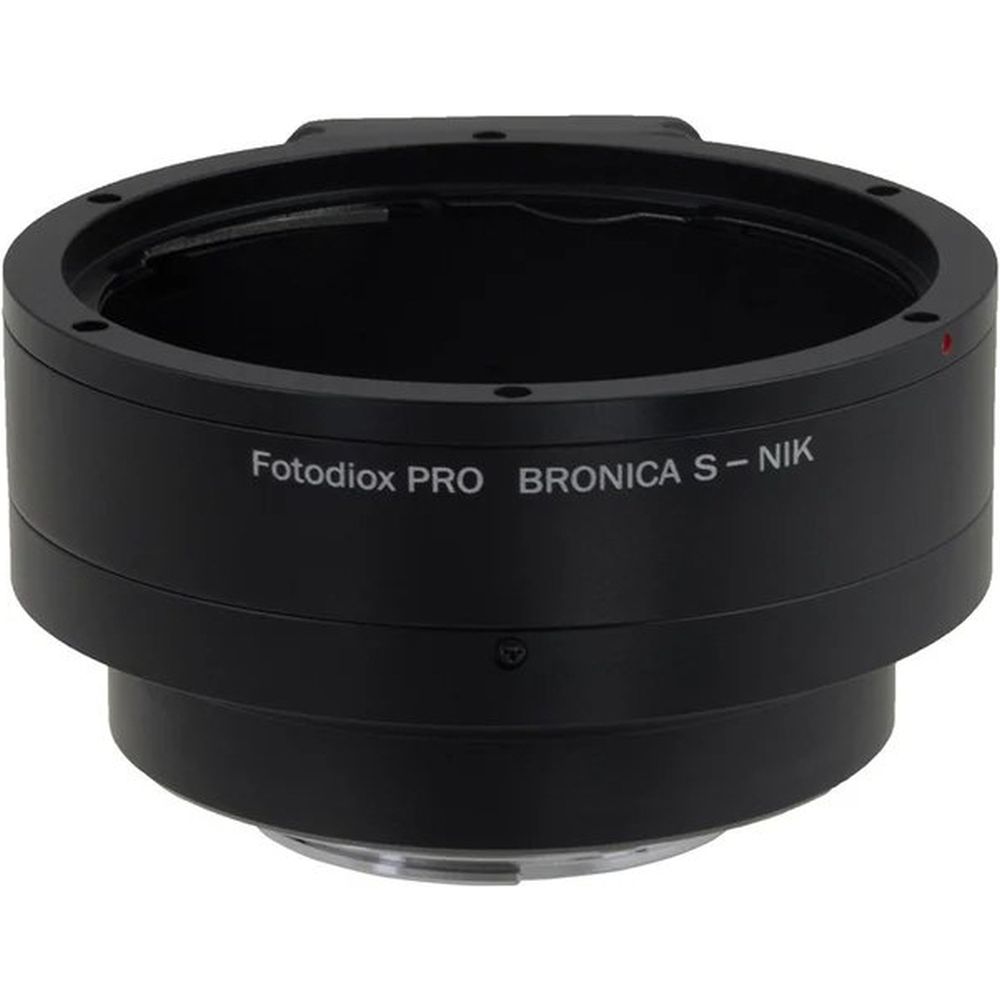Fotodiox Pro Lens Mount adapter - Bronica S SLR Lens to Nikon F Mount SLR Camera Body